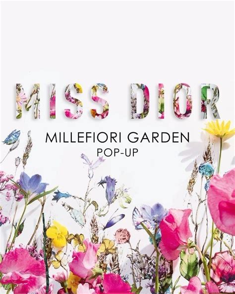 miss dior gansevoort|MISS DIOR MILLEFIORI GARDEN POP.